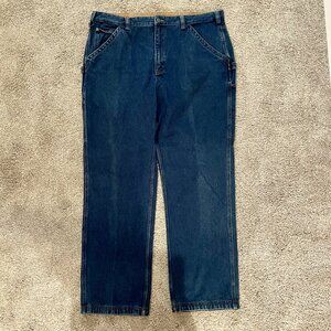 Men's Duluth Trading Co. Painter style blue jean pants, 42" X 34"